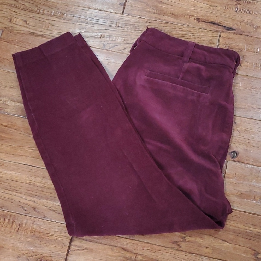 Duluth Trading Co Corduroy High Rise Skinny Ankle Pant 23814